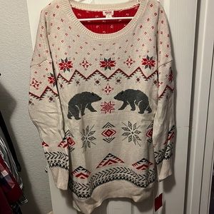 Winter Polar Bear Sweater